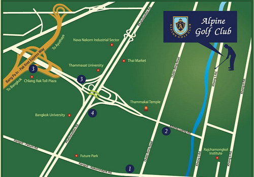 アルパイン ゴルフ クラブ 地図